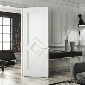 Puertas al por Mayor, Puerta Moldeada con Chapa de Madera, Insonorizada, Interior, Núcleo Sólido, Puerta de Madera para Hogar, Oficina, Hotel, Apartamento, Puerta de MDF - Product Image 1