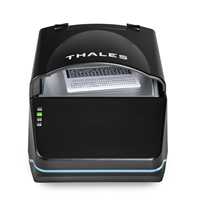 Scanner de documents manuel Thales Gemalto QS2000, interface USB, 400 dpi, CMOS, vitesse de numérisation de 2 secondes, noir, 24 bits