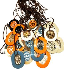 Collar de cuerno a 10USD pieza Collar de cuerno de búfalo natural Producto indio hecho a mano - Product Image 6