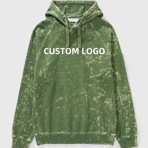 Sudadera con capucha vintage lavada con ácido de Terry francés de alta calidad personalizada tamaño XS técnicas bordadas de impresión de hojaldre en relieve invierno ODM - Product Image 3