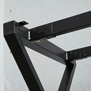 XConcept - Patas de Mesa de Acero Ensambladas de 120x60cm, Conectores y Soportes para Estantes, Modelo HCXC002 - Product Image 6
