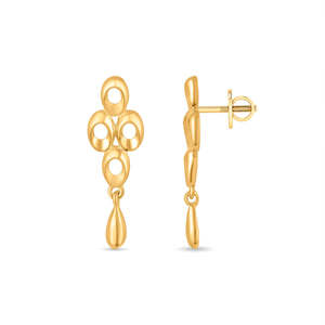 ชุดสร้อยคอทองคำ Vaidehi Dangler สำหรับผู้หญิง ชุดเครื่องประดับชั้นดี - Product Image 5