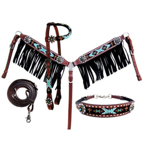 Collar de pecho occidental con latón-SS Hardware con nombre de marca personalizado juego de cabeza occidental en precio competitivo - Product Image 3