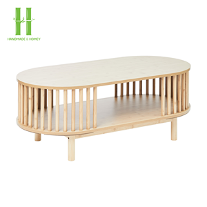 Table à café et à thé en rotin écologique, meilleure qualité, tables naturelles, meubles d'intérieur artisanaux les moins chers du Vietnam - Product Image 3