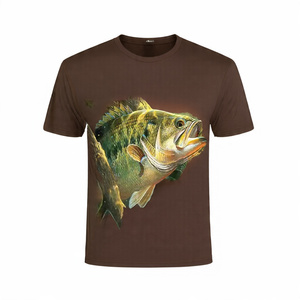 Camiseta de manga corta con tasa de fábrica al por mayor, logotipo estampado en blanco, sublimación de secado rápido, camisetas deportivas básicas para correr, ropa deportiva - Product Image 4