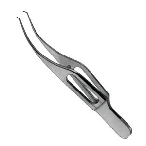Venta al por mayor Colibri fórceps corneales estándar 1x2 dientes con plataforma de atado 0,4mm instrumentos quirúrgicos oftálmicos de acero inoxidable - Product Image 3
