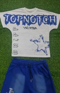 เสื้อยืดคอกลมผ้าฝ้ายระบายอากาศพิมพ์ลายกราฟิก - Product Image 2