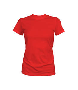 Camiseta de Manga Corta Lisa con Cuello Redondo para Mujer, Talla Grande, con Silueta Elegante, Opciones Personalizadas y Precios Bajos al por Mayor - Product Image 3