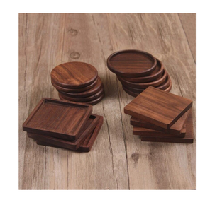 Posavasos de madera tallado a mano con soporte de diseño de pavo real posavasos de madera Oficina decorativa Venta caliente - Product Image 6