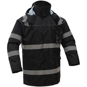 Veste de travail en toile de coton lourd pour hommes uniforme d'extérieur industriel coupe-vent robuste et durable avec confortable - Product Image 1