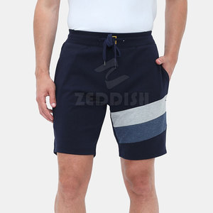 Short décontracté pour hommes à taille élastique de haute qualité nouveauté short de jogging respirant avec motif solide du Pakistan - Product Image 1
