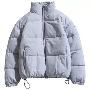 Custom Hooded Quilted Puffer Jacket Waterproof Windproof 100% Cotton Shell Polyester/Cotton Filling Quick Dry Winter Unisex - Product Image 1
