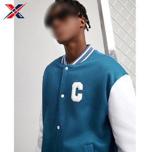 2025 nueva chaqueta universitaria de moda de alta calidad para hombres béisbol lana cuerpo carta hombres Lettermen chaquetas en precio al por mayor - Product Image 6