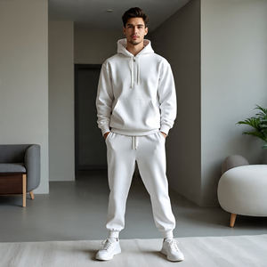 Jogger Chándal Hombres Casual Jogging Outdoor Track Suit Hombres Ropa deportiva Sudadera con capucha y pantalones de chándal Hombres - Product Image 1