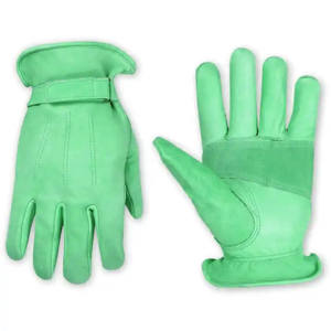 Gants de travail en cuir de vachette renforcé de qualité supérieure, antidérapants, résistants à la chaleur, durables, pour la sécurité industrielle et la protection des mains - Product Image 3