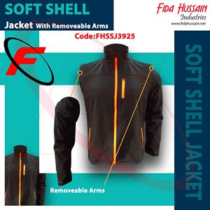 Veste Softshell de meilleure qualité pour hommes veste Softshell coupe-vent veste Softshell à séchage rapide pour usage domestique - Product Image 4