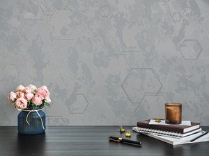 MaxDecor 60029, Artículo Decorativo con Patrón Geométrico de Diseño Moderno, No Tejido, Impermeable, Antiestático, para Uso Doméstico en Apartamentos - Product Image 1
