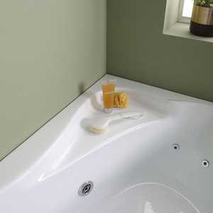 อ่างอาบน้ำมุมขวาแบบอสมมาตรพร้อมคุณสมบัติออลิซ ไฮโดรมาสสาจ - Product Image 2