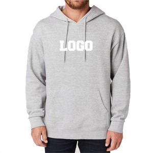 Sweat à capuche en molleton premium avec logo personnalisé pour unisexe, mélange de coton doux, streetwear décontracté, sweat-shirt avec poche kangourou - Product Image 2
