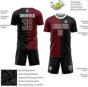 Nuevo estilo, uniforme de fútbol profesional para niños, 100% poliéster, calidad Premium, Color sólido, calidad Premium, último diseño a la venta - Product Image 3