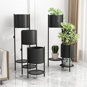 New Arrival Black Metal <b>Plant</b> 3 <b>Pot</b> Stands Wholesale Suppliers Large <b>Decorative</b> Flower <b>Pots</b> <b>for</b> Indoor & Garden Patio Decor Sale - Product Image 2