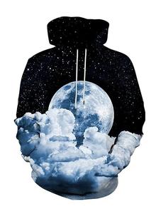 Sudaderas con capucha de poliéster 100% teñidas lisas de 450gsm unisex de buena calidad con impresión digital para logotipo de sublimación para la temporada de otoño - Product Image 4