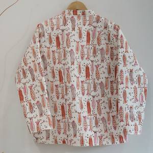 Long <b>Sleeve</b> Quilted Jacket, Reversible Handmade Jacket, Women Block Print Jacket, Long <b>Sleeve</b> Jacket, <b>Short</b> Jacket - Product Image 4