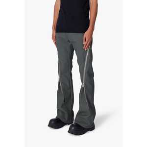 PANTALONES FLARE CREMALLERA CUERO D519 - Product Image 5