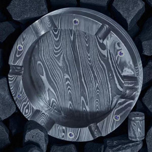 Cenicero de Acero de Damasco de Alta Calidad, Cenicero de Diseño Hecho a Mano, Accesorio de Metal Duradero para Fumar, para Oficina, Hogar y Salón - Product Image 6