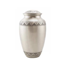 Fournitures funéraires en laiton crémation adulte urne gravé souvenir classique pour cendres commémoratives à vendre - Product Image 5