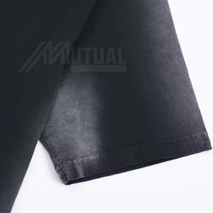 Camiseta de lavado ácido de alta calidad para hombre, 100% algodón, tejido de punto transpirable de secado rápido, estampado de logotipo de patrón sólido personalizable - Product Image 3