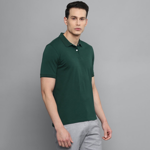 Vente en gros de polos de golf d'été pour hommes 100% coton respirant décontracté solide motif imprimé manches courtes anti-rides - Product Image 5