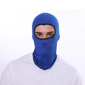 Balaclava intégrale personnalisable, masque camouflage intégral, impression de logo, séchage rapide, léger, 100% polyester pour le sport et les activités de plein air - Product Image 3