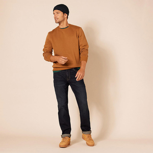 Sudaderas de Invierno para Hombre, 100% Algodón, Tejido de Felpa, Suaves y Cómodas, para Uso Diario, Casuales, Lisas, Teñidas, Ecológicas - Product Image 5