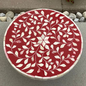 Soporte de pastel con incrustaciones de hueso natural hecho a mano indio con resina para celebraciones y cumpleaños herramientas de pastel hechas a mano - Product Image 1