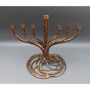 New Design Metal Candelabra for Wedding Decoration Centerpiece Brass <b>Copper</b> Antique Shade Candelabra <b>Candle</b> Jars Supplies - Product Image 2