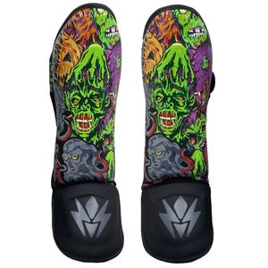 Protège-tibias de style unique personnalisés pour jeunes en PU pour le kickboxing, le karaté et le Muay Thai – Vente en gros - Product Image 1