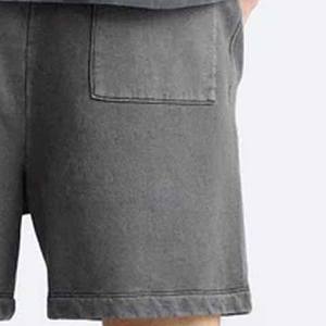 Short pour homme de haute qualité, respirant, décontracté, taille moyenne, fermeture par cordon de serrage, short de couleur unie pour homme, - Product Image 4