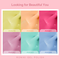 Ensemble de vernis à ongles gel UV de haute qualité, lot de 20 pièces/kit de 7ml, pour femmes, cadeau de manucure, gel pigmenté, nail art