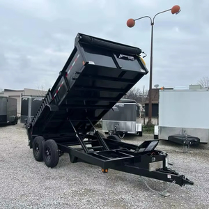 4 Wheel 3-10 Ton Agriculture Farm <b>Trailer</b> 2 Wheel Hydraulic Dump <b>Tractor</b> <b>Trailer</b> Tow Behind <b>Tractors</b> Farm <b>Trailers</b>. - Product Image 1