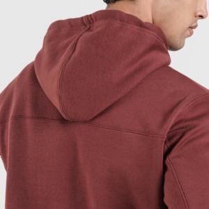 Sudadera con Capucha Maroon Impulse, 100% Algodón, Felpa Francesa, 320 g/m², Talla Única y 6XL, Estampado Sólido con Serigrafía y Silicona - Product Image 5