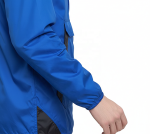 Factory Made OEM Service Designer Half Zipper Winter Sportswear Outdoor Waterproof Nylon Made Men Safari Jacket <b>Windbreakers</b> - Product Image 4