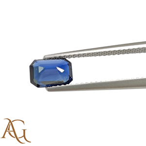 Natural <b>Blue</b> <b>Sapphire</b> Octagon Emerald Rectangle cut shape Faceted Loose Gemstone For Jewelry Precious Certified - Product Image 4