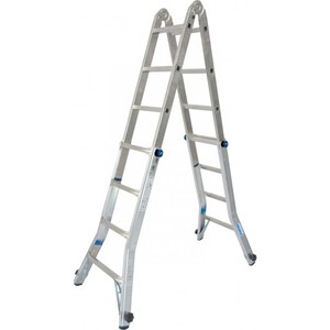 Scala Telescopica Articolata STABILO 4x4 Gradini Altezza di Lavoro 5 m - Product Image 3