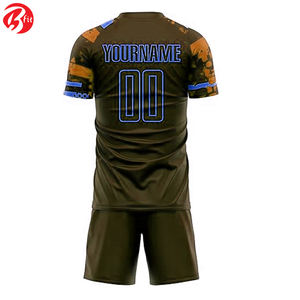 Uniforme de entrenamiento de equipo de fútbol para hombres a un precio razonable para adultos con camisetas de fútbol de corte automatizado - Product Image 2