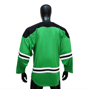 Jersey de hockey sobre hielo de tela de malla de poliéster 100% sublimado, uniformes de hockey transpirables de equipo personalizado, ropa deportiva de alta calidad - Product Image 3