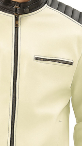 Nouvelle conception Veste en cuir pour homme Couleur personnalisée Veste en cuir pour homme Streetwear de haute qualité Mode Meilleure veste en cuir PU pour homme - Product Image 5
