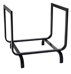 <b>Fireplace</b> Tools <b>Log</b> Rack Iron Firewood <b>Holders</b> With Wheels <b>for</b> Outdoor and Indoor Usage Wrought Iron <b>Log</b> <b>Holder</b> - Product Image 1