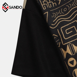 เสื้อยืดผ้าฝ้ายพิมพ์ลายซิลค์สกรีนแบบกําหนดเองคุณภาพสูงสําหรับผู้ชายแขนสั้นลายทึบสไตล์อย่างเป็นทางการ - Product Image 3