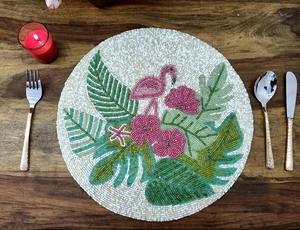 Luxury Embroidery Beaded <b>Mats</b> & Pads for Home Wedding Dining <b>Table</b> Decoration - Product Image 6